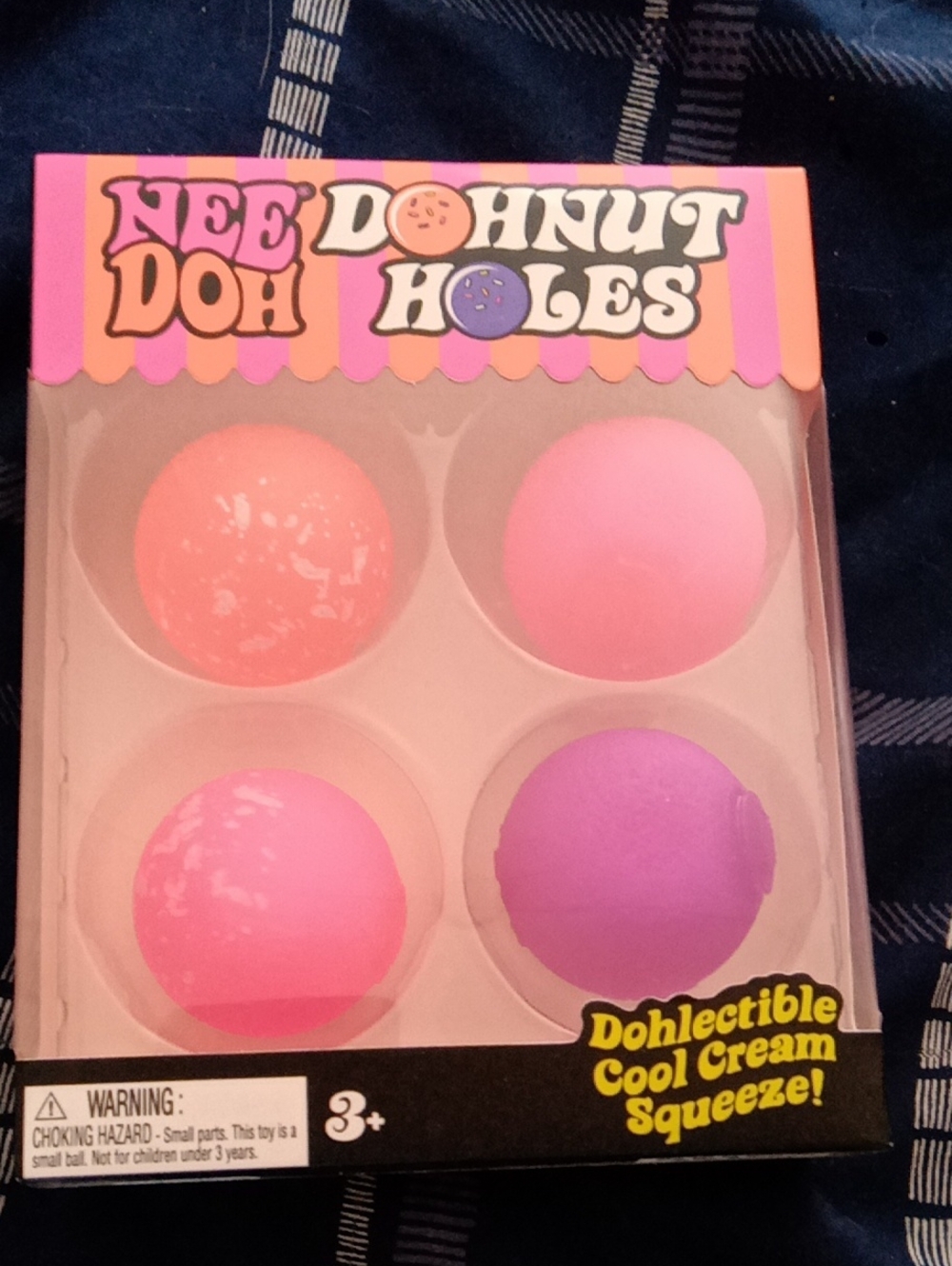 Dohnut Doh Holes Dough Squeeze Toy Set - Pink & Purple